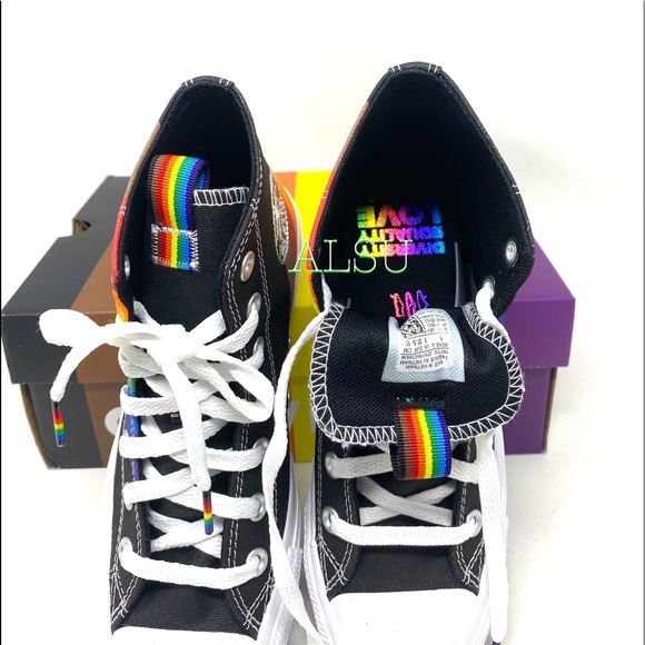 Converse Ctas High Canvas Black University Sneakers Men’s Size 9.5 167759C - Picture 6 of 10